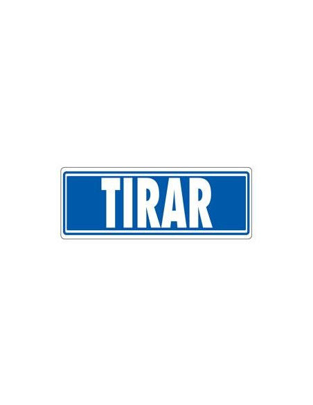 ARCHIVO 2000 SEÑAL TIRAR 175X65 PVC GRIS