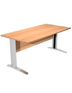 ARTEXPORT MESA ESCRITORIO PRESTO 160 CON PATAS DE METAL TABLERO 22MM HAYA