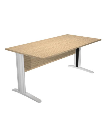 ARTEXPORT MESA ESCRITORIO PRESTO 160 CON PATAS DE METAL TABLERO 22MM ROBLE