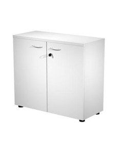 ARTEXPORT ARMARIO BAJO PRESTO CON PUERTAS 1 ESTANTE 22MM REGULABLE CON TRASERA BLANCO