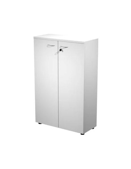 ARTEXPORT ARMARIO MEDIO PRESTO CON PUERTAS 2 ESTANTES 22MM REGULABLES CON TRASERA BLANCO