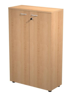 ARTEXPORT PAREJA DE PUERTAS PARA ESTANTERÍA MEDIA PRESTO 18MM CON CERRADURA HAYA