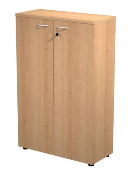 ARTEXPORT PAREJA DE PUERTAS PARA ESTANTERÍA MEDIA PRESTO 18MM CON CERRADURA HAYA