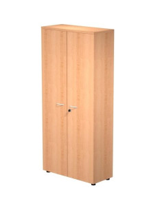 ARTEXPORT PAREJA DE PUERTAS PARA ESTANTERÍA ALTA PRESTO 18MM CON CERRADURA HAYA