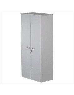 ARTEXPORT PAREJA DE PUERTAS PARA ESTANTERÍA ALTA PRESTO 18MM CON CERRADURA GRIS