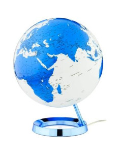 ATMOSPHERE ESFERA TERRESTRE LUMINOSA LIGHT & COLOUR HOT BLUE 30 CM CON LUZ AZUL