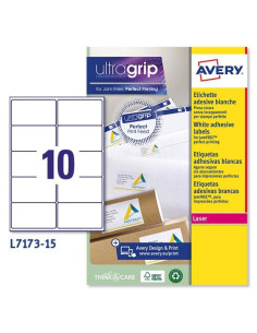 ETIQUETAS ADHIMPRAVERY A4 BLANCA CROMOS CAJA 15h  991x57 mm 150 udsL7173