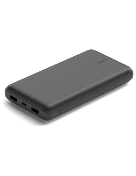 BELKIN CARGADOR POWER BANK QI 20K MAH 2USB-A 1 USB-C NEGRO