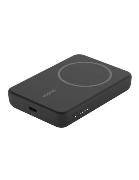 BELKIN CARGADOR INALAMBRICO POWER BANK 5K MAH 1XUSB-C NEGRO