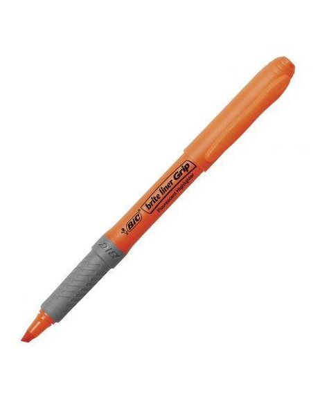 MARCADOR FLUOR BIC BRITE LINER GRIP NARANJA