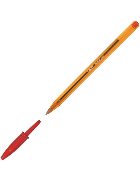 BIC BOLÍGRAFO CRISTAL ORIGINAL FINE ROJO CAJA 50 UD