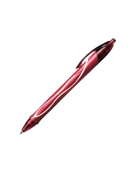 BIC BOLÍGRAFO TINTA DE GEL RETRÁCTIL GEL-OCITY QUICK DRY ROJO