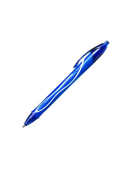 BIC BOLÍGRAFO TINTA DE GEL RETRÁCTIL GEL-OCITY QUICK DRY AZUL
