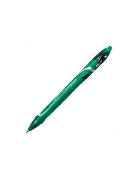 BIC BOLÍGRAFO TINTA DE GEL RETRÁCTIL GEL-OCITY QUICK DRY VERDE