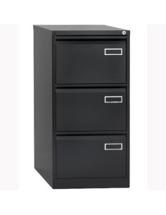 BISLEY ARCHIVADOR METÁLICO PSF LIGHT 3 CAJONES FOLIO CARPETAS COLGANTES MULTIFORMATO FONDO 62CM - ANTRACITA