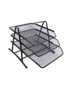 BISMARK BANDEJA DE REJILLA TRIPLE 35X30X245 CM  NEGRA