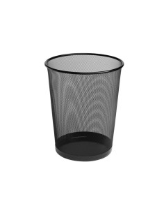 BISMARK PAPELERA DE REJILLA ALTA CAPACIDAD 18 LITROS 340 X 240 MM  NEGRO