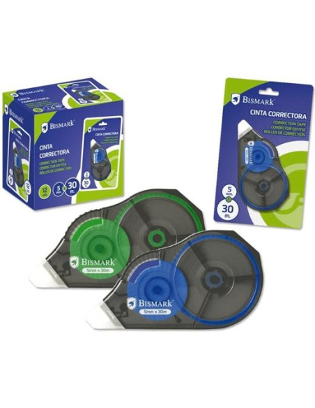 BISMARK CINTA CORRECTORA 5MMX30M BLISTER