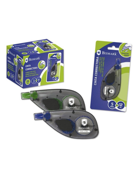 BISMARK CINTA CORRECTORA LATERAL 5MMX12M BLISTER