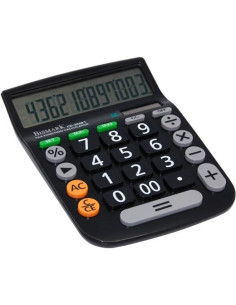 BISMARK CALCULADORA CD-2648T 12 DÍGITOS NEGRO