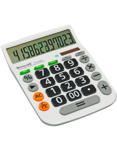 BISMARK CALCULADORA CD-2648T 12 DÍGITOS BLANCO