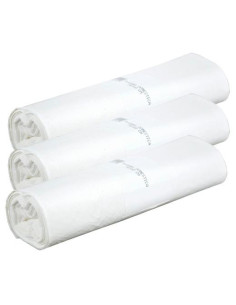 BOLSA DE BASURA DOMESTICA BELSACK G55 30L 54X60 BLANCA -ROLLO 20U-