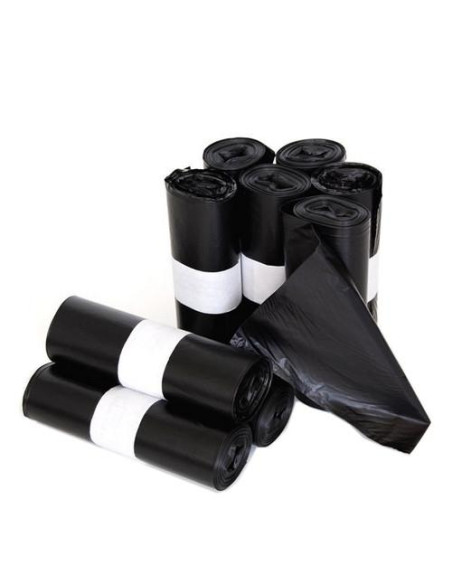 BOLSA DE BASURA DOMESTICA G50 25L 55X60 NEGRO -ROLLO 20U-