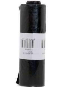 BOLSA DE BASURA COMUN G75 50 L 70X80 NEGRO -ROLLO 10U-