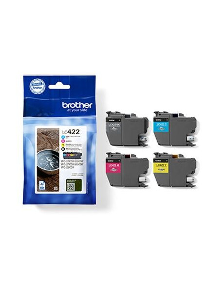 BROTHER TINTA BKCMY  MFC-J5340DWJ6540DWJ5740DWJ6940DWJ5340DWEJ6540DWE - PACK 4 COLORES