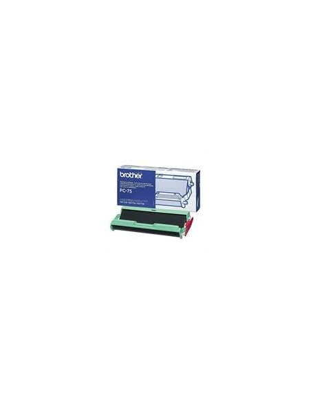 CONS TTR BROTHER PC 75 FAX T104106 CARTUCHO Y BOBINA 144 PAGINAS