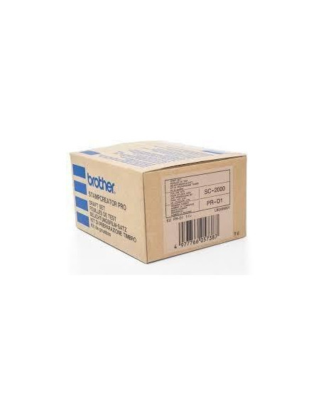 KIT BROTHER PARA MAQUINA DE SELLOS 150 FOTOLITOS  CINTA TERMICA  9 LIMPIADORES