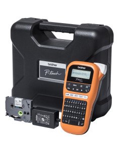 BROTHER ROTULADORA ELECTRÓNICA PORTÁTIL PROFESIONAL LCD 2 LINEAS TECLADO QWERTYNUMÉRICO