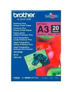 BROTHER PAPEL INKJET GLOSSY A3 20H 260GM2