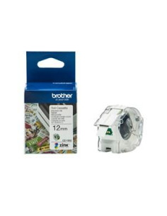 BROTHER ROLLO DE CINTA ADHESIVA ZERO INK PARA ETIQUETADORA VC500W 12MMX5M