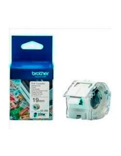 BROTHER ROLLO DE CINTA ADHESIVA ZERO INK PARA ETIQUETADORA VC500W 19MMX5M