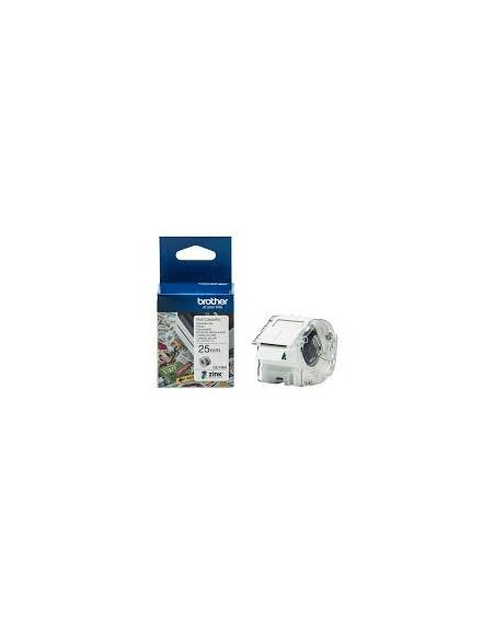 BROTHER ROLLO DE CINTA ADHESIVA ZERO INK PARA ETIQUETADORA VC500W CZ1004 25CMX5M