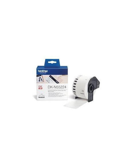 ETIQUETAS BROTHER CONTINUA PAPEL BLANCO  54 mm ROLLO 3048 m DK-N55224
