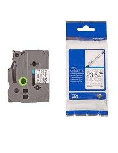 BROTHER CINTA TUBO TERMORETRÁCTIL TEXTO NEGRO SOBRE BLANCO 21MMX15M