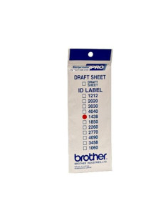 BROTHER ETIQUETA DE IDENTIFICACIÓN DE 14X38 MM - PACK DE 12 UNIDADES