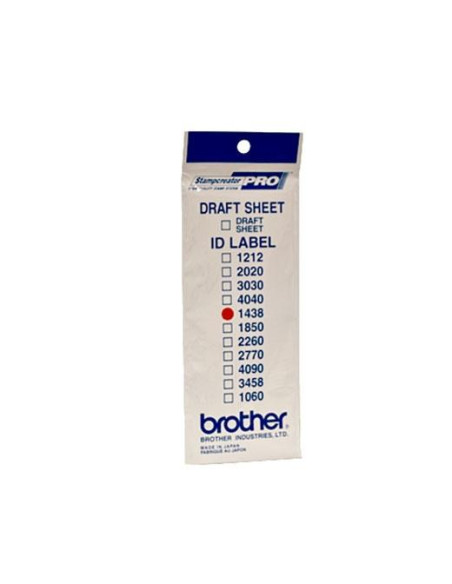 BROTHER ETIQUETA DE IDENTIFICACIÓN DE 14 X 38 MM - PACK DE 12 UNIDADES