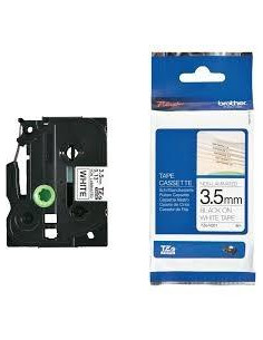 BROTHER CINTA ROTULADORA NO LAMINADA TEXTO NEGRO SOBRE BLANCO - 35MMX8M