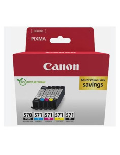 CANON TINTA ECOPACK PGBK BKCMY - PIXMA TS 5051505350556050605160528051805290509055 - PGI 570  CLI 571