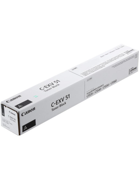 CANON TONER NEGRO IR C5335C5540C5500 - C-EXV51BK CANON TONER NEGRO IR C5335C5540C5500 - C-EXV51BK