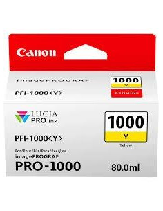 CANON TINTA AMARILLO IMAGEPROGRAF PRO 1000 - PFI 1000Y