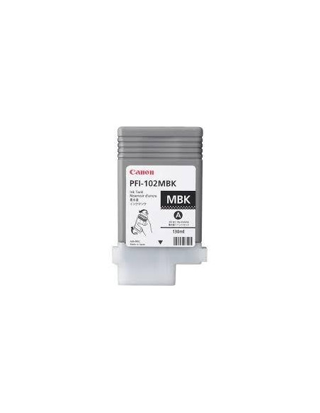 CONS PLOTTER CANON PFI102MBK DEPTINTNEGRA MATE PIGMENTADA 130 ML 0894B001AA