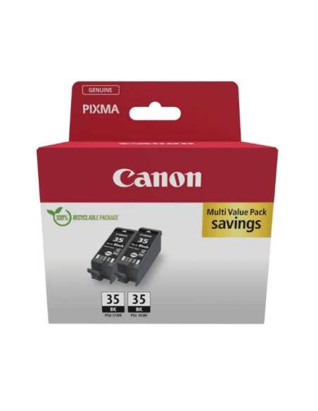 CANON TINTA TWIN PACK NEGRO PARA PIXMA IP 100110 - TR 150 - PGI 35BK PACK 2