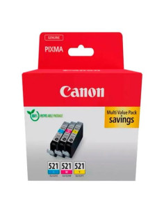 CANON TINTA ECOPACK CMY PARA PIXMA IP 36004700 - MP 540550560620630640980990 - MX 860870 - CLI 521