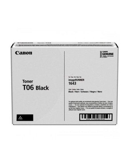 CANON TONER NEGRO I-SENSYS X 1643P1643I1643IF - T06 CANON TONER NEGRO I-SENSYS X 1643P1643I1643IF - T06