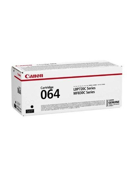 CANON TONER NEGRO I-SENSYS LBP 720C SERIES - MF 830C SERIES - 064BK CANON TONER NEGRO I-SENSYS LBP 720C SERIES - MF 830C SERIES - 064BK