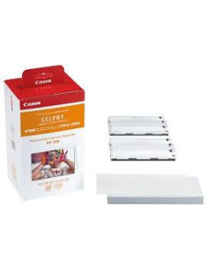 CANON KIT DE CASETE CON CINTA DE IMPRESIÓN  PAPEL PARA SELPHY CP1000 CP1200 CP910 - RP-108